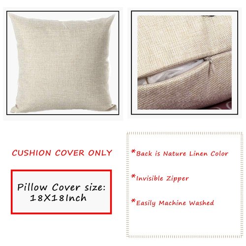 Tlovudori Navy Blue Ocean Starfish Seahorses Decorative Throw Pillow Covers Cotton Linen Funny Quote Words Seas The Day Lettering Pillowcase Home Sofa Couch Cushion Cover 18"x18" (NB-Seas)