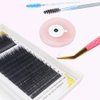 900 Pcs Eyelash Extension Adhesive Glue Pallet Sticker Pads, Disposable Waterproof Adhesive Holder Pad and 1 Pcs Eyelash Extension Jade Stone