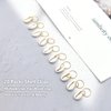20 Pack Shell Hair Clip, Cowrie Shells for Hair for Women Seashell for Hair Braids DIY Sea Shell Gold Hair Rings Accessories