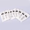 50pcs/Pack Permanent Makeup Needles Cartridge for Eyebrow Eyliner Tattoo Machine 1P 3P 5P 5F 7F for Ombre Powder Eyebrow Shading Microblading Makeup (50pcs 5F)