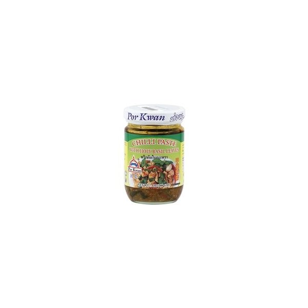 por-kwan chili paste with holy basil leaves - 7oz