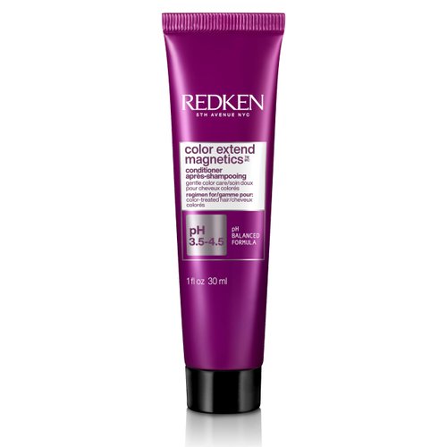 Redken Color Extend Magnetics Conditioner | For Color Treated Hair | Protects Color & Adds Shine | With Amino Acid | Sulfate-Free | 1 Fl Oz