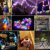 ALOVECO LED String Lights 18ft 50 LEDs Halloween Battery Operated String Lights with Remote 8 Modes Waterproof Globe Starry Fairy Lights for Outdoor Indoor Bedroom Garden Christmas Tree(Multicolor)