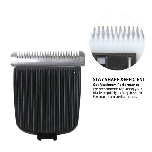 Zafina-UP 2pcs Replacement Blades for Manscaped, Snap-in Replacement Black Hair Trimmer Blade Razor Blades for Lawn Mower 4.0 3.0 2.0