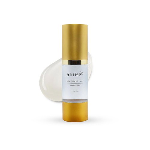 Aniise Mineral Makeup Facial Foundation Primer - Nourishing, Long-lasting, and Lightweight - Paraben Free, Cruelty-Free - Suitable for All Skin Types – 1 Fl oz (30 ml)