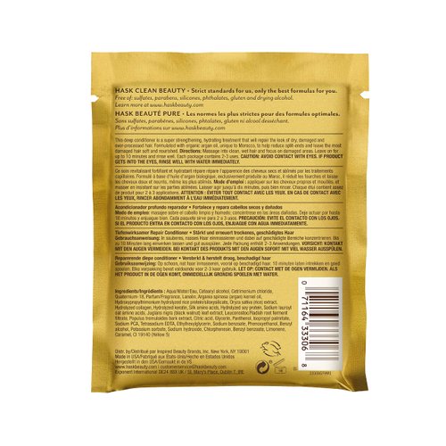 Hask Argan Oil From Morocco Repairing Deep Conditioner, Hair Treatment 1.75 oz (Pack of 10)