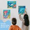 3 Pack Creative Kids Paint by Numbers Kit Canva Paint for Kids Includes 8x10 inch Framed Canvas with 19 Acrylic Paints, 5 Brushes for Kids Fun and Easy Painting Set for Kids Ages 4-8-10