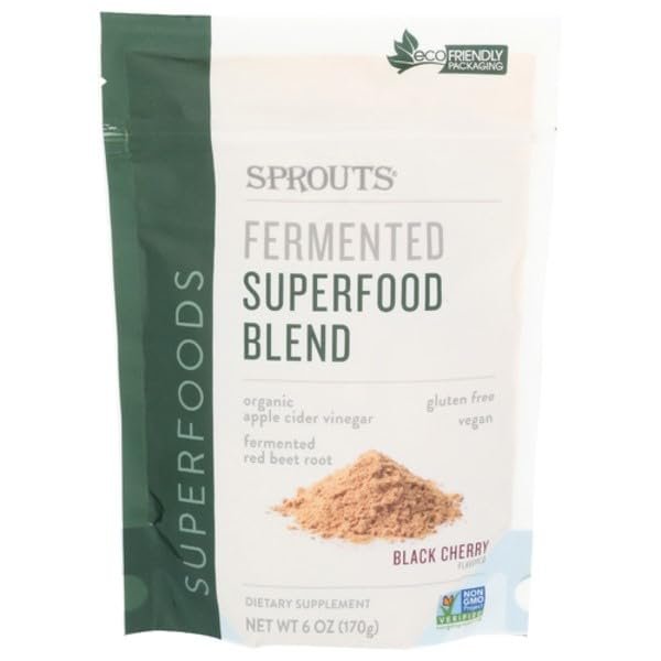 Generic Sprouts Black Cherry Fermented Superfoods Blend - 6 oz, 1 Count (Pack of 1)