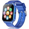 Smart Watch for Kid Age 4 5 6 7 8 9 10 Boys Girls Learning Toy with 26 Puzzle Game 1.69" Touch Screen HD Camera Video Music Player Alarm Clock Storybook Pedometer Christmas Birthday Gift Idea (blue)