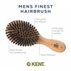 Kent OG1 Mens Hair Brush and Beard Brush, Boar Bristle Hair Brush, Club Hair Brush for Grooming, Scalp Care, and Kent Brush for Beard Straightening