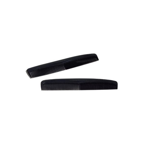 Graham-Field 1772 Grafco Plastic Men and Women Pocket Comb for Hair, Black, 5" Length, Pack of 144