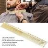 Styling Comb 2pcs Professional Stainless Steel Haircut Comb Salon Hairdressing Comb Styling Tool For All Hair Types Fine and Wide Tooth Hair Barber Comb(Gold)