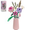 Chodia Flower Bouquet Building Blocks Sets for Adults Mini Pink Rose Lavender Botanical Collection Toys Kits Creative Birthday Anniversary for Women Girlfriends Kids 8 8+ 8-12 (393PCS)