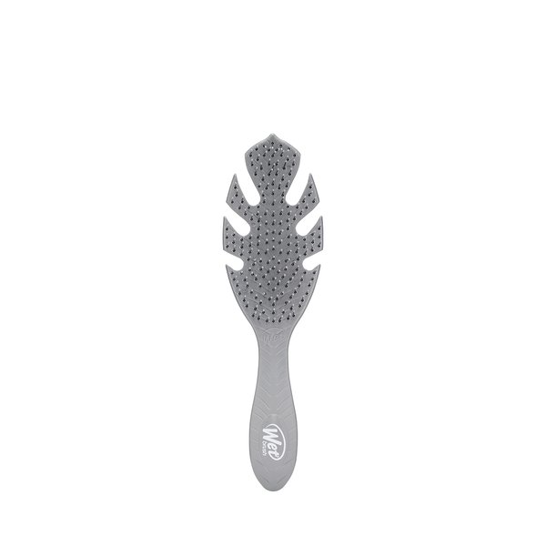 Wet Brush Go Green Hair Detangler Brush, Grey - Detangling Hair Brush - Ultra-Soft IntelliFlex Bristles Glide Through Tangles & Gently Loosens Knots While Minimizing Pain, Split Ends & Breakage