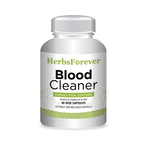 Herbsforever Blood Cleaner Capsules – Ayurvedic Herbal Supplement – Support for Blood Purifier, Skin Itching, Rashes, Pigmentation, Blemishes and Dermatitis – 90 Vege Capsules – 800 Mg Each