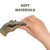 Gemini&Genius Finger Dinosaur Hand Puppets, Realistic Dinosaur Toys, Dinos Finger Puppet, Great Toys or Gifts for Kids T-Rex Spinosaurus Raptor Carnotaurus Triceratops Toys (5Pcs)