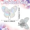 Tyqour Y2k Kawaii Butterfly Hair Accessories - Glitter Hair Pins, Tiny Clips for Teens, Girls, and Women