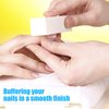 20 Pack Buffer Sanding Block Nail Buffer Block Files Grit Dense Sponge Nail Tips Tool (White)
