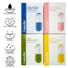 Lamelin Cica Niacinamide Sheet Mask, 10 Pack, Wormwood Tea Trea Anti Aging Skin Elasticity Hydrating Made In Korea