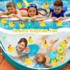 Rubber Chicken Toys for Kids, 20Pcs Cute Yellow Chicks Squeak for Boy Girl Baby Shower Birthday Party Favors Gifts Decoration