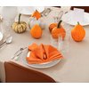 Ruvanti Cloth Napkins Set of 12, 18x18 Inches Napkins Cloth Washable, Soft, Durable, Absorbent, Cotton Blend. Table Dinner Napkins Cloth for Thanksgiving, Halloween Dinners Parties - Orange/Fall
