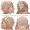 Lady Miranda 26 Inch 13×3 Ash Pink Synthetic Lace Front Wig HD Lace Front Wigs 180% Density Synthetic Lace Front Wigs Pre Plucked Natural Lace Front Wigs Synthetic Hair For Women (26 Inch, Ash Pink)