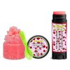 Natural Cherry Soothing & Luscious Lips by OverSoyed Exfoliator & Chapped Lip Repair Lip Care Combo | Artisan Handcrafted to Order Wild Red Cherry Sandalwood Spice Flavored Exfoliating Sugar Lip Scrub & Lip Moisturizer Balm Gift Set