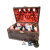 Power Beast Dungeon Mimic Chest Dice Storage Box with Glass Eye, Miniatures and Dungeons and Dragons Accessories, D&D Gift, DND, Dungeon Master, Holds up to 5 Sets of Polyhedral Dice. RPG Game. (RED)