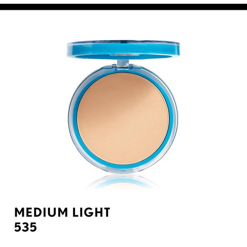 Covergirl Clean Matte Pressed Powder, Medium Light, 0.35 Oz, Pack of 2 (Packaging May Vary)