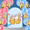 ZHENGYE Beer Mug Cheers Balloons 20 Pcs Mylar Foil Balloons Beer Theme Birthday Party Decorations