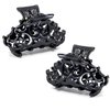 Camila Paris CP2391/2 Set of 2 French Hair Clip for Women, Small Black Antique, Girls Hair Claw Clips Jaw Fashion Durable and Styling Hair Accessories for Women, Made in France