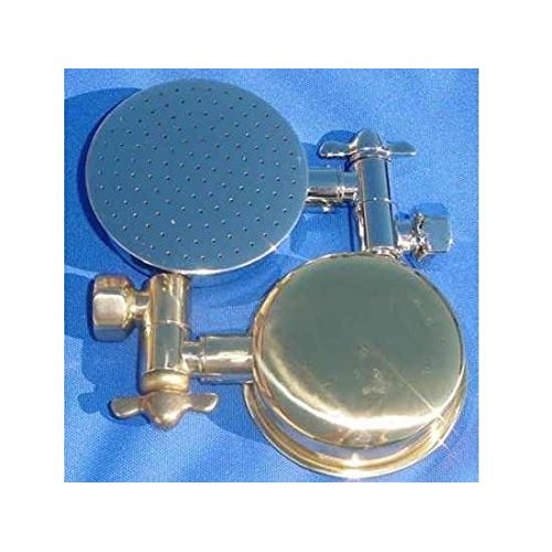 Aussie Rain Shower Head Only (No arm) - Polished Brass