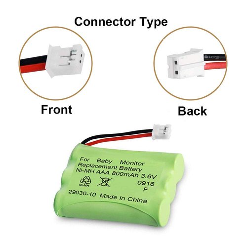 for Summer Infant Baby Monitor Replacement Battery for Summer Infant Wide View 28650 29000 29000A & Clear Sight 29040 29030 Parent Handheld 3.6V 800mA