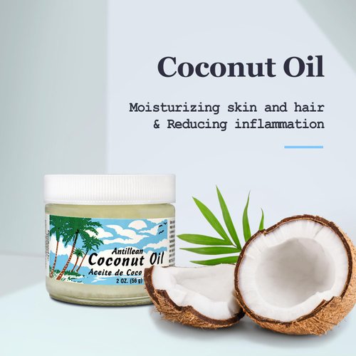 Antillean Coconut Oil 4 oz. Aceite Coco