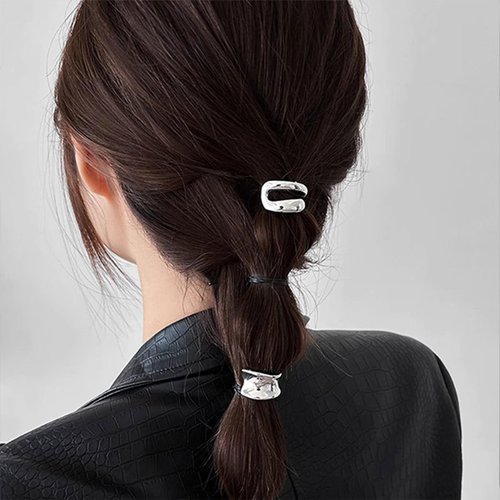 Metal Ponytail Buckle Claw Clips for Women High Ponytail Holding Hair Clips for Thick Thin Long Hair Metal Ponytail Hairpin Hair Accessories for Daily Party (3 Pcs)