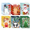 Comelodiant Christmas Arts and Crafts for Toddlers 36 PCS Christmas Stickers for Kids Craft Christmas Make Face Party Games Stickeres Favors Xmas Activities Supplies