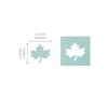 Bira 2 15/16 X 2 7/8 inch Maple Leaf Lever Action Craft Punch, Autumn Punch, Halloween Punch, for Paper Crafting, Scrapbooking (3" Maple Leaf Punch Measured diagonally)