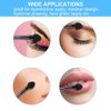 AaKode 30PCS Disposable Dual Sides Eye Shadow Sponge Brushes Makeup Applicator, Professional Double-End Eyeshadow Brushes Cosmetic Tool(12CM, Black)
