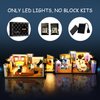 Mililier LED Light Kit for Lego 10292 The Friends Apartments Building Set, Compatible with Lego 10292 Building Blocks Model(Not Include Blocks Set)