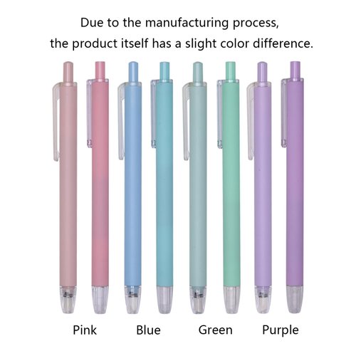 GINCEVHY 4 PCS Morandi Color Retractable Paper Cutter Pen, Craft Art Ceramic Blade, Safety Hobby Knife with Precision Blade for School and Home