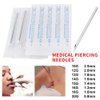 Shuiniba 20G 5 Pieces Body Ear Navel Nose Lip Nipple Piercing Needles