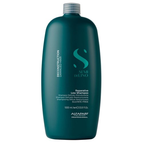Alfaparf Milano Semi Di Lino Reconstruction Reparative Shampoo for Damaged Hair - Color Safe, Hydrating Shampoo for Dry Hair - Restores Fiber & Elasticity - Sulfate & Paraben Free - Vegan (33.8 oz)