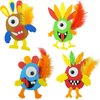 4E's Novelty Monster Turkey Crafts for Kids (Makes 4) Foam Magnet Craft Kit, Thanksgiving Crafts for Kids 4-8, 3-12, Fun Activities for Kids