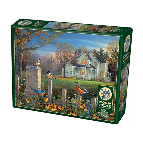 Cobble Hill 1000 Piece Puzzle - Evening Birds - Sample Poster Included