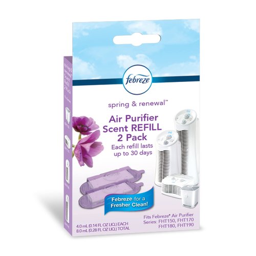 Febreze Spring & Renewal Air Purifier Scent Refill, 2-Pack, FRF102P
