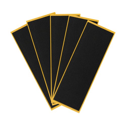 Teak Tuning 5PK Prolific Easy Peel Foam Grip Tape - Thick Edition - Adhesive Backing - Soft, Professional Quality Foam - Optimal Control - 110mm x 38mm - Includes File for Clean Application