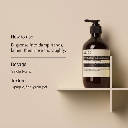 Aesop Reverence Aromatique Hand Wash + Refill | Cleanse and Exfoliate the Hands | With Botanical Extracts And Finely Milled Pumice, 16.9 oz, Pack of 2