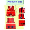 Kids Career Community Helper Dress Up Vest Costumes Firefighter Role Play Vest Cosplay Set for Career Day Halloween Party (Firefighter Color 1)