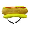 Nicky Bigs Novelties Hot Dog Hat- Mini Velvet Headpiece On Headband - Food Stand Vendor Hats - Party Supplies - Costume Accessory
