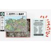 Galison Sean C. Jackson's City by The Bay 1000 Piece Maze Puzzle from Galison - Complete The Puzzle to Find 65+ Hidden Landmarks, Includes 15 Wood Markers & 1 Wood Stylus, Fun and Challenging Activity